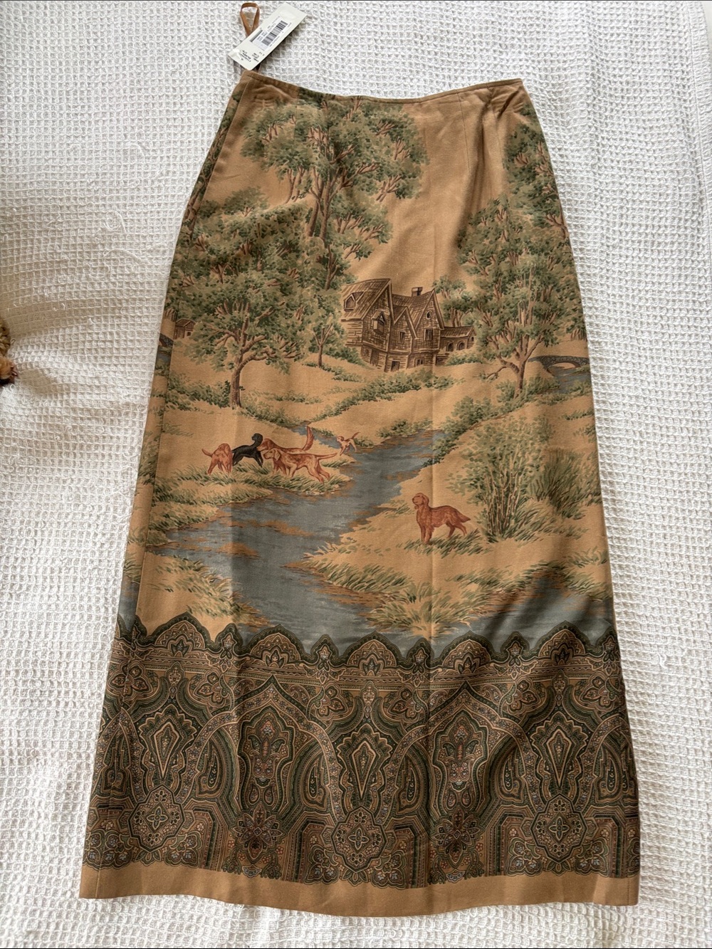 NWT Vintage Ralph Lauren
Balmoral Dog Hunt Cabin Sz 4
Wool Blend Wrap Skirt New - Picture 5 of 9